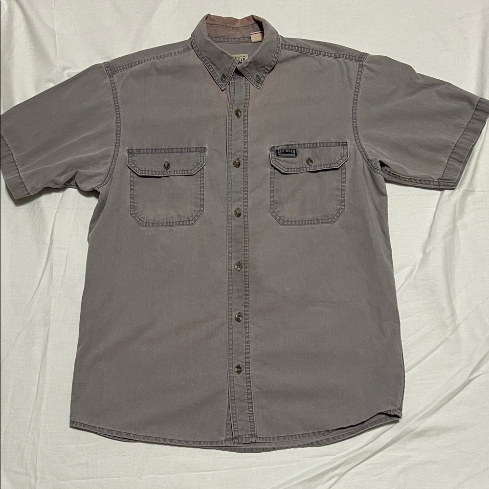 VTG Redhead short sleeve workhorse button down. Patina in the best way. Sz. M